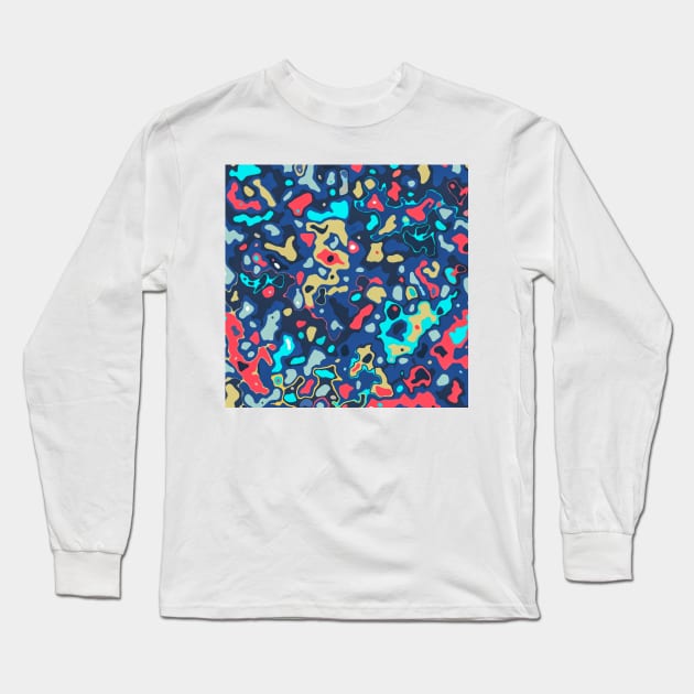 Psychedelic Colorful Inkscape Long Sleeve T-Shirt by TheSkullArmy